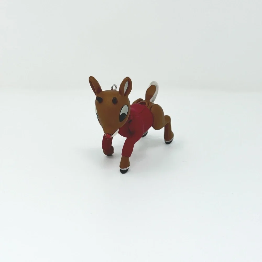 Hallmark Rudolph A Very Shiny Nose 2018 Magic Light Christmas Ornament Box